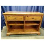 Soild Wooden Entertainment Console Table