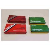 4 Boxes Federal and Remington 22-250 Amo