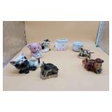 Various Ceramic Animal Planters