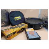 15 Quart Oil Drain, Scissor Jack, Tow Rope