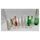Various Glass Flower Vases