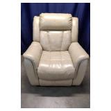 Cream Colored Electric Reclining Chair