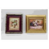 2 Framed Floral Prints