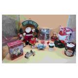 Box Of Misc Christmas Decor