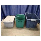 3 Storage Totes