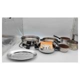 Stainless Steel Automatic Skillet and Misc