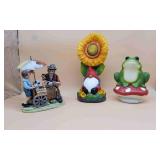 3 Decorative Statues
