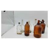7 Glass Whiskey Jugs & Decainters