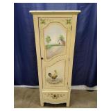 Hand Painted Wooden Storage Cabinet