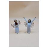 2 Willow Tree Figurines