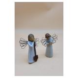 2 Willow Tree Figurines