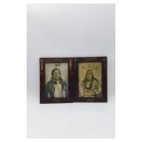 2 Framed "Art Relievo" Prints