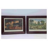 2 Framed Historical Prints