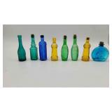 Misc Colored Glass Decorative Bottles