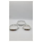 2 Corning Ware Spice of Life Casserole Dishes and