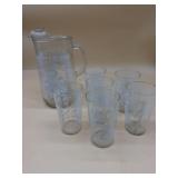 Anchor Hawking Southern Belle Glass Pitcher