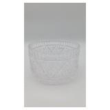 Cut Crystal Glass Salad Bowl