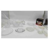 Cut Crystal and Clear Glass Items
