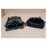 2 Pairs of Binoculars in Cases