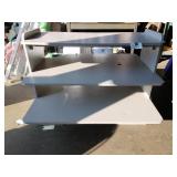 Commerical Wood Island Grey Display/Shelf