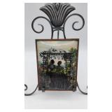Reverse Painted Bubble Frame Wall Hanging