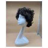 White Ruffle Pillbox Hat and Wig