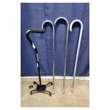 4 Walking Canes