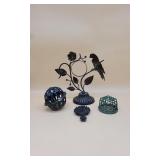 Various Metal Home Decor Items