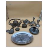 Misc Silvertone Decor Items