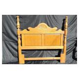 3-Piece Oak Wood Bedroom Set & Electric Bed