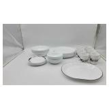Corelle By Corning "Nocturne" Pattern Dish Set