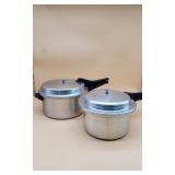 2 Aluminum Pressure Cookers