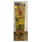 Giraffe study on canvas-42x9