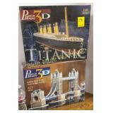 2 3D puzzles