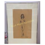 Richard Greeves drawing 1987