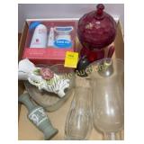 Viking glass, vases, bells