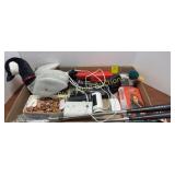 Shoe horns, flashlights, ring & misc