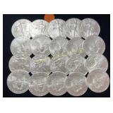 Silver 20 Eagle Dollars 2018-uncirculated