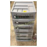 Storage unit w/sewing thread