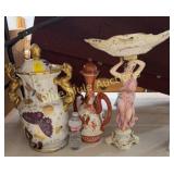 3 large ceramic decor All have damage