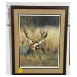 Tom Mansanarez signed 'Laying Low' AP 39/95-29x24