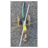 Vintage tractor sprinkler