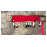 Contemporary Native American walking stick-80'long