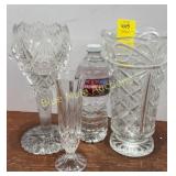 Crystal & cut glass vases