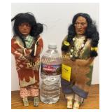 2 vintage Skookum dolls