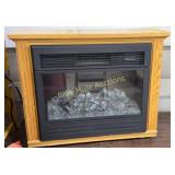 Heat Surge Electric Fireplace, heat no flame-