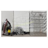 Shark iron, mini fan & letter holder