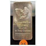 Silver 10oz Engelhard Bar
