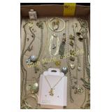 Necklaces, earrings, bracelets