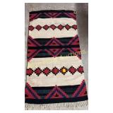 Contemporary wool rug 68x35-used stains